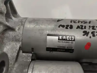 Peça sobressalente para automóvel em segunda mão motor de arranque por citroen c3 1.2 12v vti / puretech referências oem iam 9671530880-03  2016