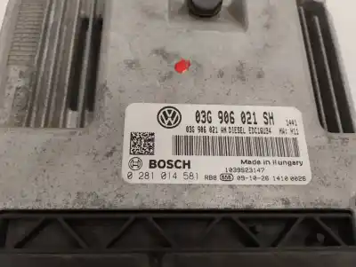 Second-hand car spare part ecu engine control for seat leon (1p1) 1.9 tdi oem iam references 03g 906 021 sh  2009