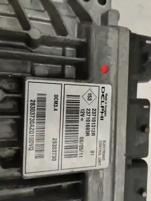 Second-hand car spare part ecu engine control for renault twingo 1.5 dci diesel fap oem iam references 237101312r  2011