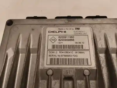 Second-hand car spare part ecu engine control for renault clio iii 1.5 dci diesel oem iam references 8200911560  2010