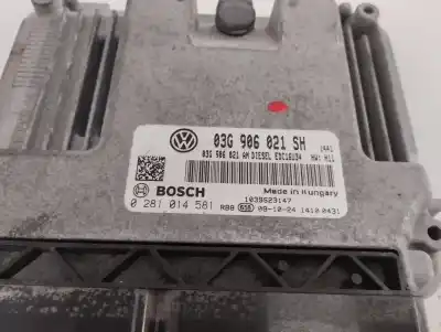 Second-hand car spare part ecu engine control for seat leon (1p1) 1.9 tdi oem iam references 03g 906 021 sh  2009