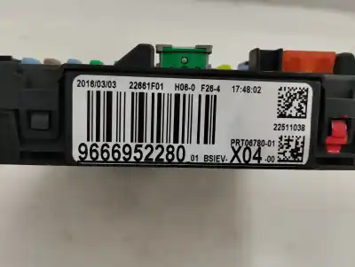 Peça sobressalente para automóvel em segunda mão caixa de fusíveis e relés por citroen c3 live referências oem iam 9666952280  2016