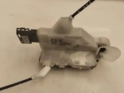 Second-hand car spare part left front door lock for citroen c3 live oem iam references   2016