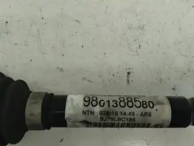 Second-hand car spare part front left transmission for citroen c3 live oem iam references 9801388580  2016