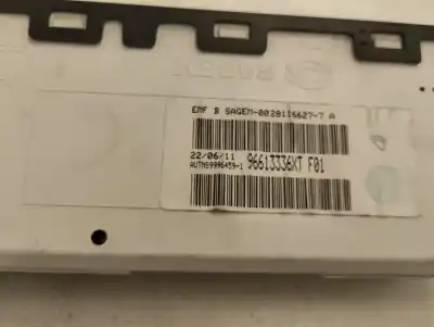 Second-hand car spare part multifunction display for peugeot 206 van 1.4 hdi oem iam references   2011