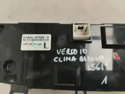 Peça sobressalente para automóvel em segunda mão comando de sofagem (chauffage / ar condicionado) por toyota verso active referências oem iam 55900-0f080-b  2010
