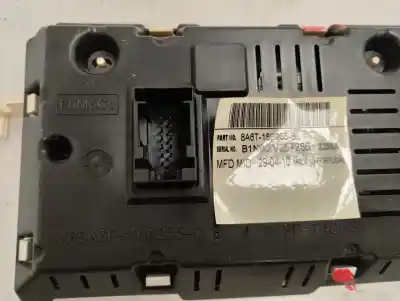 Second-hand car spare part multifunction display for ford fiesta (cb1) 1.25 16v cat oem iam references 8a6t-18b955-bl  2011