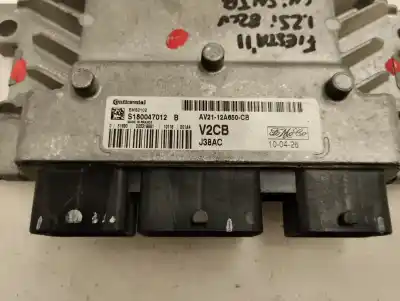 Second-hand car spare part ecu engine control for ford fiesta (cb1) 1.25 16v cat oem iam references av21-12a650-cb  2011