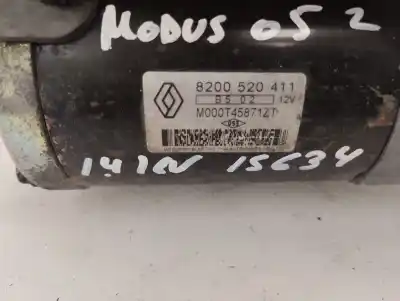 Автозапчасти б/у двигатель запускается за renault modus 1.4 16v ссылки oem iam 8200 520 411  2005