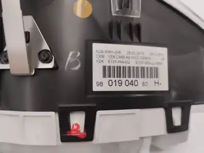 Peça sobressalente para automóvel em segunda mão quadrante por peugeot 208 active referências oem iam 98 019 040 80 h  2013