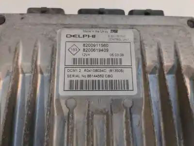 Second-hand car spare part ecu engine control for renault grand modus 1.5 dci diesel cat 86 cv / 63 kw oem iam references 8200911560  2008