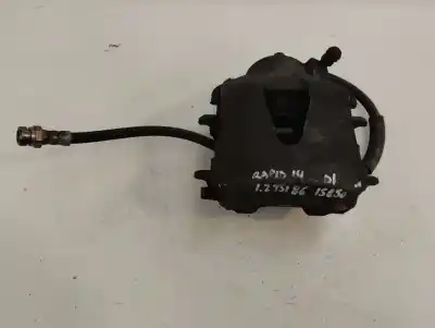 Peça sobressalente para automóvel em segunda mão pinça de travão dianteira esquerda por skoda rapid ambition referências oem iam 