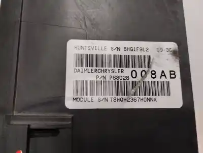Second-hand car spare part fuse box unit for chrysler sebring berlina 2.0 crd limited oem iam references p68028008ab  2008