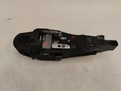 Second-hand car spare part exterior left rear door handle for citroen c4 picasso 1.2 12v e-thp / puretech oem iam references 