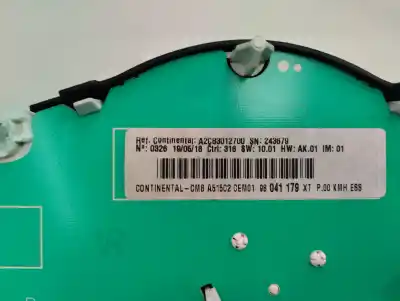 Peça sobressalente para automóvel em segunda mão quadrante por citroen c3 live referências oem iam 98041179xt  2016