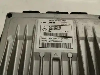 Second-hand car spare part ecu engine control for renault clio iii authentique oem iam references 8200911560  2010