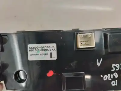 Peça sobressalente para automóvel em segunda mão comando de sofagem (chauffage / ar condicionado) por toyota verso active referências oem iam 55900-0f080-b  2010