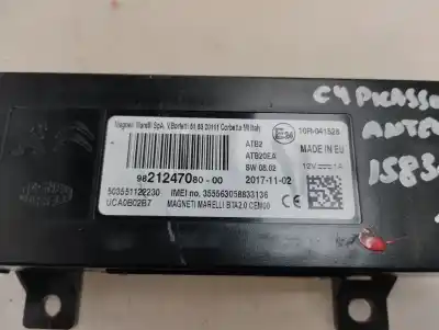 Автозапчастина б/у електронний модуль для citroen c4 picasso 1.2 12v e-thp / puretech посилання на oem iam 9821247080-00  2017