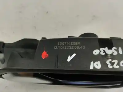 Автозапчастина б/у ліва передня внутрішня ручка для renault clio v 1.0 tce bivalent. gasolina / gpl посилання на oem iam 806714809r  2023