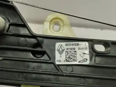 Автозапчастина б/у регулятор вікна передній лівий для renault clio v 1.0 tce bivalent. gasolina / gpl посилання на oem iam 807216723r-c  2023
