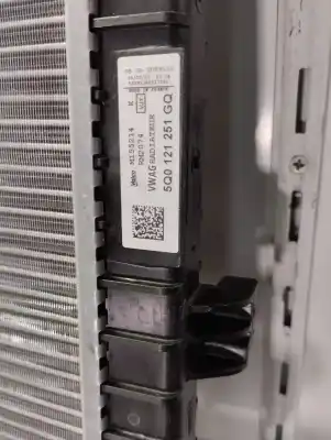 Автозапчастина б/у водяний радіатор для seat leon (kl1) 1.5 16v tsi act посилання на oem iam 5q0 121 251 gq  2023