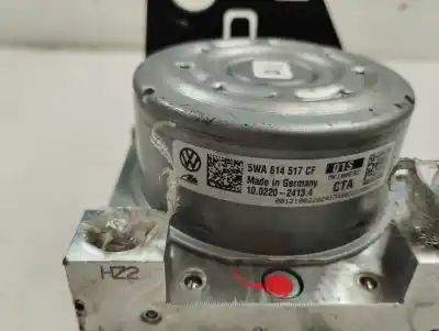 Автозапчастина б/у абс для seat leon (kl1) 1.5 16v tsi act посилання на oem iam 5wa 614 517 cf  2023