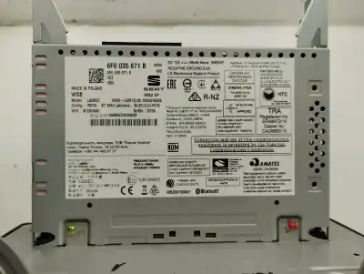 Second-hand car spare part audio system / radio cd for seat ibiza (kj1) style oem iam references 6f0 035 871 b  2019