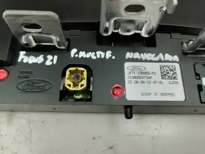 Second-hand car spare part multifunction display for ford focus 1.0 ecoboost cat oem iam references jx71-18b955-fd  2021