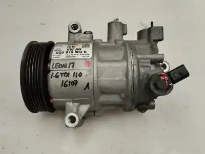 Автозапчасти б/у компрессор кондиционера воздуха за seat leon (5f1) style ссылки oem iam 5q0 816 803 b  2017 Автозапчасти б/у компрессор кондиционера воздуха за seat leon (5f1) style ссылки oem iam 5q0 816 803 b  2017
