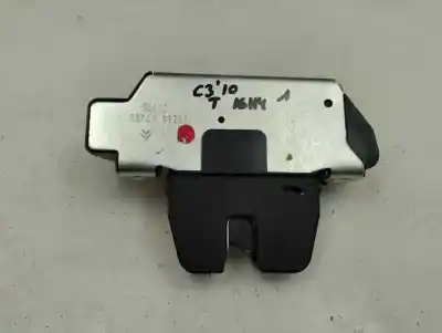 Second-hand car spare part trunk lock for citroen c3 lx oem iam references   2010