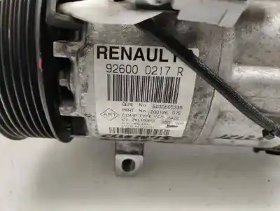 Автозапчастина б/у компресор кондиционера для renault clio iv 0.9 zen посилання на oem iam 92600 0217 r  2015