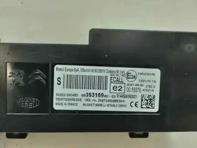 Автозапчасти б/у электронный модуль за opel mokka 1.2 gs line [1.2 ltr. - 96 kw] ссылки oem iam 9839316980-03  2021