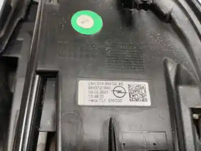 Second-hand car spare part right tailgate light for opel mokka 1.2 gs line [1.2 ltr. - 96 kw] oem iam references 9833721980  2021