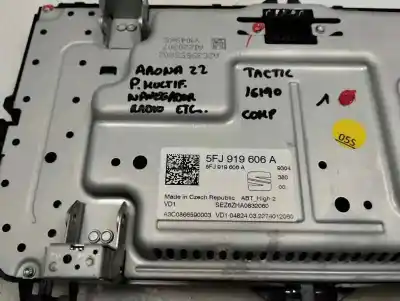 Second-hand car spare part multifunction display for seat arona style oem iam references 5fj 919 606 a  2022