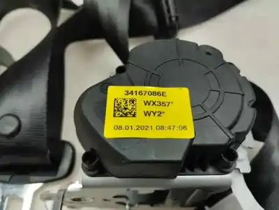 Автозапчастина б/у задній правий ремін безпеки для renault twingo iii 1.0 gasolina посилання на oem iam 34167086e  2021