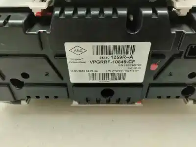 Peça sobressalente para automóvel em segunda mão quadrante por renault clio iv clio iv referências oem iam 248101259r-a  2018