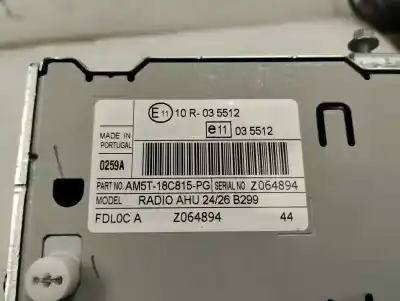 Автозапчасти б/у аудиосистема / радио cd за ford fiesta (ccn) ja8 / snjb1d / 5abcaf ссылки oem iam am5t-18c815-pg  2014