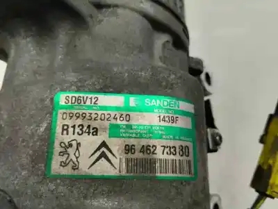 Second-hand car spare part air conditioning compressor for citroen c3 sxplux oem iam references sd6v12/1439f  2004