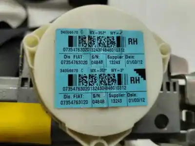 Pezzo di ricambio per auto di seconda mano cintura di sicurezza anteriore destra per ford ka (ccu) 1.3 jtd multijet riferimenti oem iam 07354763020  2008