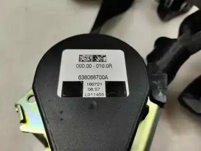 Автозапчастина б/у центральний задній ремін безпеки для dacia duster (hm_) 1.5 dci 115 (hmad) посилання на oem iam 638068700a  2021 Автозапчастина б/у центральний задній ремін безпеки для dacia duster (hm_) 1.5 dci 115 (hmad) посилання на oem iam 638068700a  2021