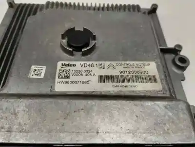 Second-hand car spare part ecu engine control for peugeot 308 1.2 12v e-thp oem iam references 9812338980  2015