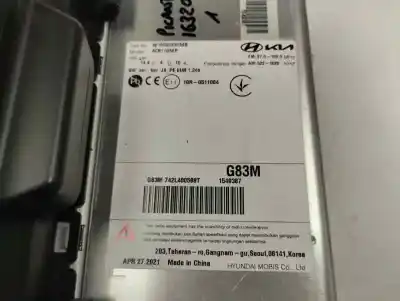 Second-hand car spare part audio system / radio cd for kia picanto (ja) 1.0 multipunto concept (3 generacion) oem iam references 96150g6830asb  2021