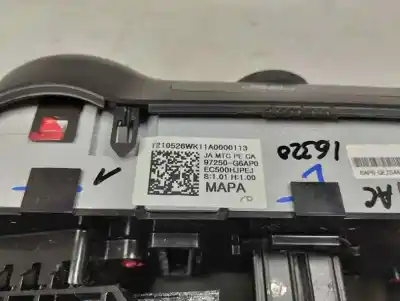 Peça sobressalente para automóvel em segunda mão comando de sofagem (chauffage / ar condicionado)  por kia picanto (ja) 1.0 multipunto concept (3 generacion) referências oem iam 97250-g6ap0  2021