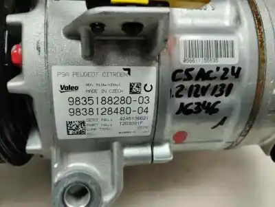 Second-hand car spare part air conditioning compressor for citroen c5 aircross (a_) 1.2 puretech 130 (arhnsj) oem iam references 9835188280-03  2024