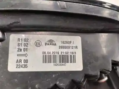 Автозапчасти б/у правый задний фонарь за renault twingo iii le coq sportif ссылки oem iam 265503121r  2019