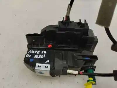 Second-hand car spare part left front door lock for nissan note (e12) 1.2 oem iam references   2014