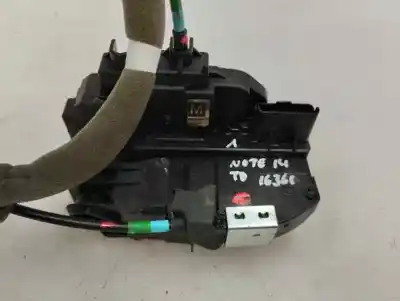 Second-hand car spare part rear right door lock for nissan note (e12) 1.2 oem iam references   2014
