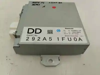 Peça sobressalente para automóvel em segunda mão módulo eletrônico por nissan note (e12) 1.2 referências oem iam 292a51fu0a  2014