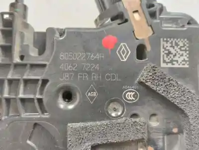 Second-hand car spare part front right door lock for renault captur 1.2 tce energy oem iam references 805022764r  2015