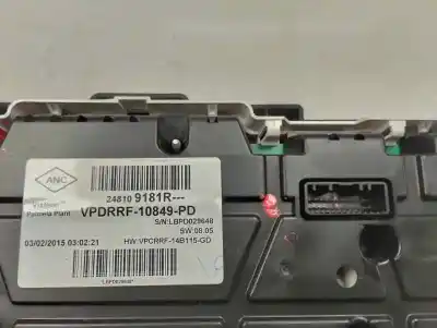 Second-hand car spare part dashboard for renault captur 1.2 tce energy oem iam references 248109181r  2015